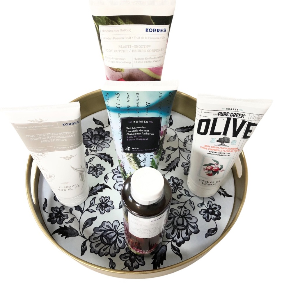 Korres Triple Size Elasti Smooth Body Butter Natural Cream Golden Passion Fruit